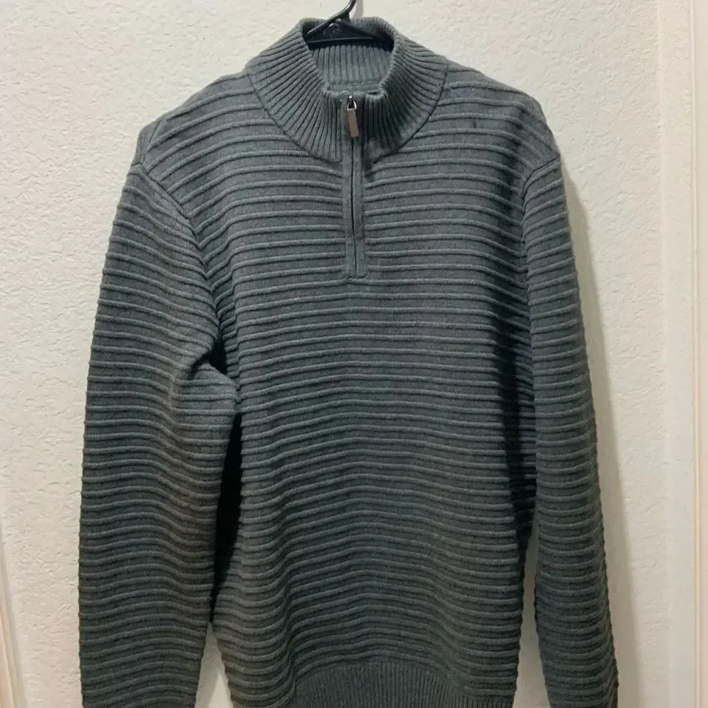 New Porter + Ash Sweater Large Gray Men